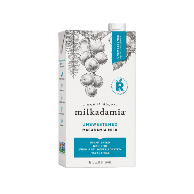 Milkadamia Macadamia Milk Unsweetened