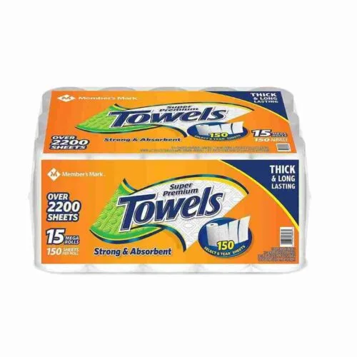 Member's Mark Super Premium Paper Towels - 15 Rolls