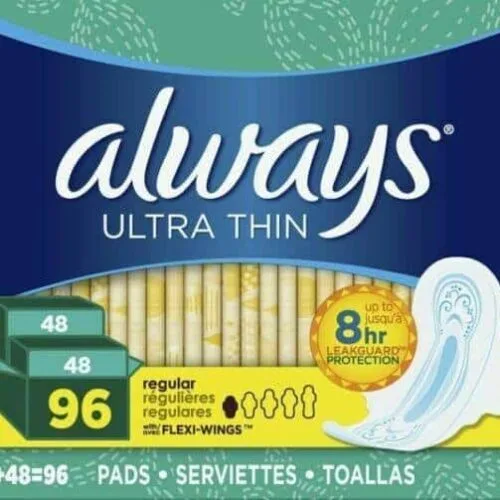 always ultra thin sanitary pads