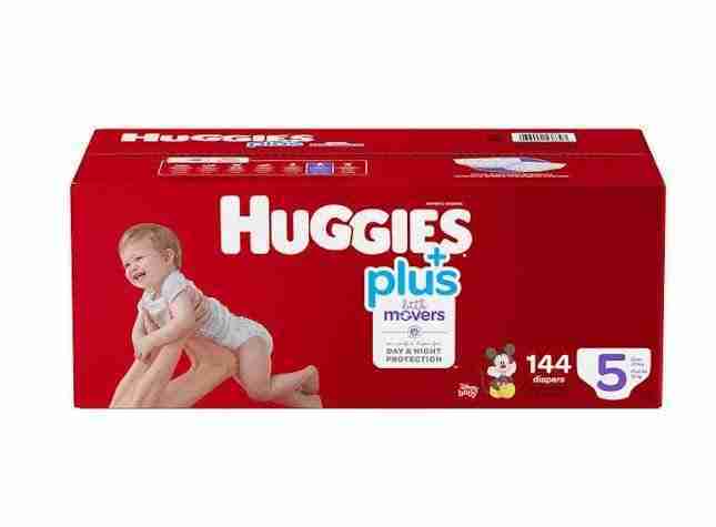 huggies plus little movers size 5