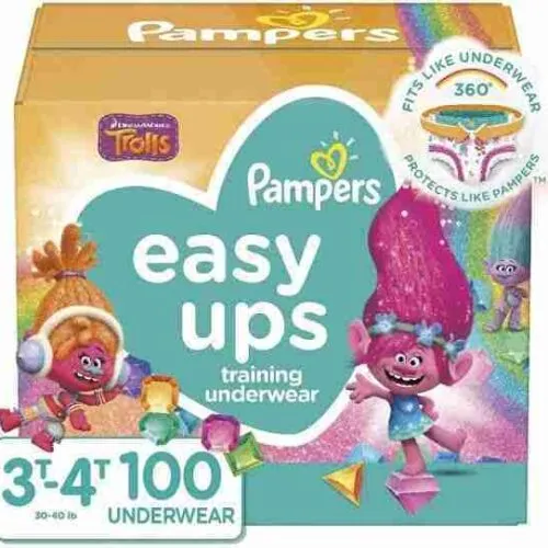 Pampers Easy Ups 3T-4T Girl