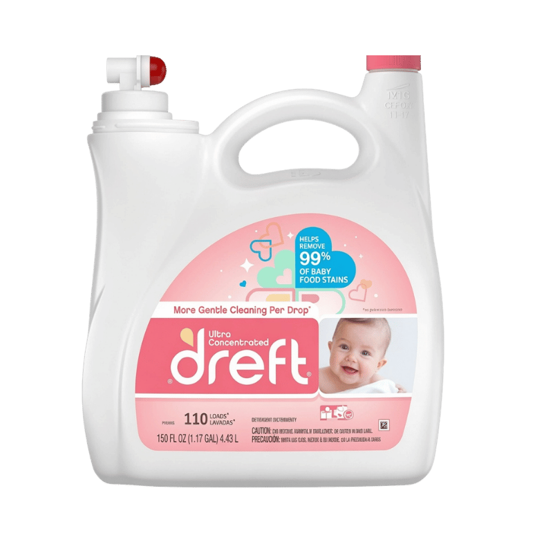 Dreft Ultra Concentrated Liquid Laundry Detergent 110 loads