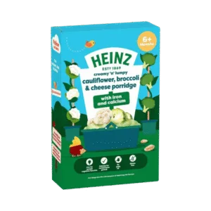 Heinz Creamy 'n' Lumpy Cauliflower, Broccoli & Cheese Porridge