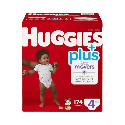 Huggies Plus Little Movers Size 4 – 174 Count