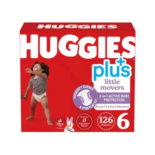 Huggies Plus Little Movers Size 6, 126 Count