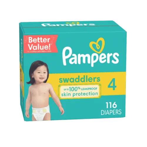 Pampers Swaddlers Size 4 116 Diapers