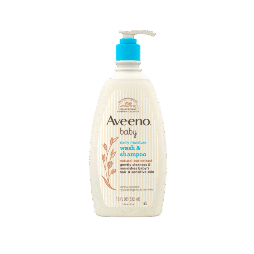 Aveeno Baby Daily Moisture Wash and Shampoo - 532ml