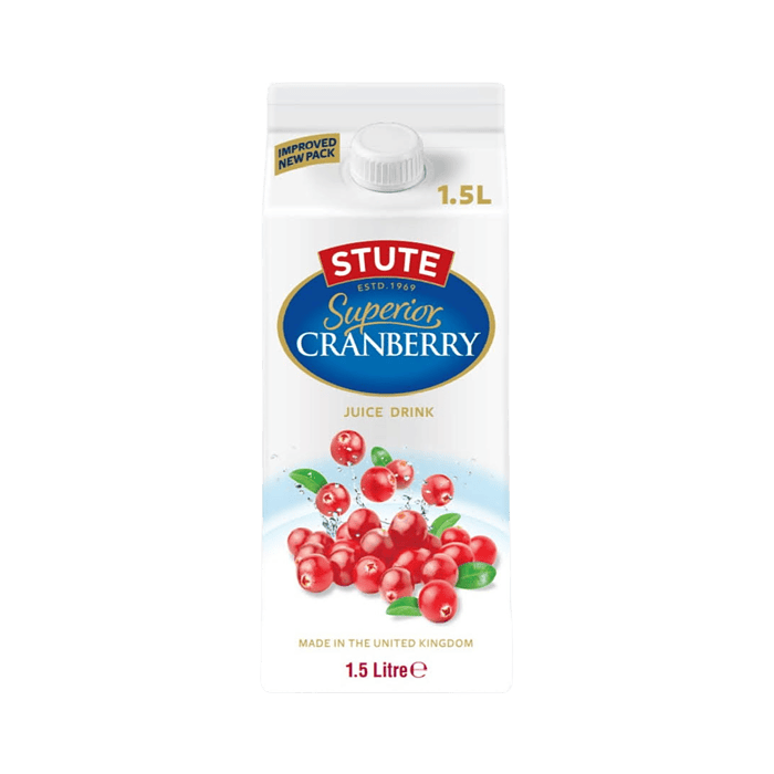 Stute Superior Cranberry Juice - 1.5Ltr
