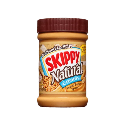 Skippy Natural Creamy Peanut Butter - 1.36Kg