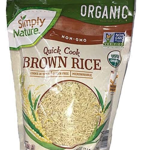 Simply Nature Organic Non GMO Quick Cook Brown Rice