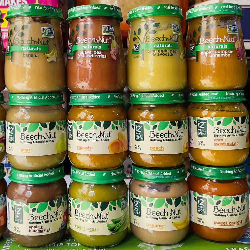 Beech-Nut Naturals Baby Food Jar Fruit Variety Pack 6months+. 10 count