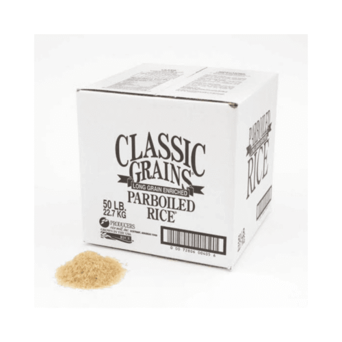 Classic Grains Long Grain Enriched Parboiled Rice - 50Lb