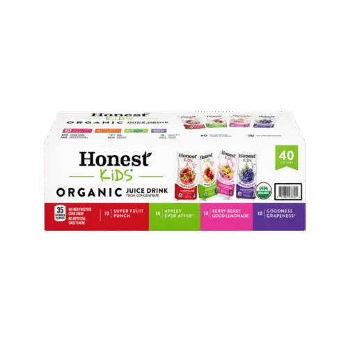 Honest Kids Organic Juice Drink Variety Pack – 40 count