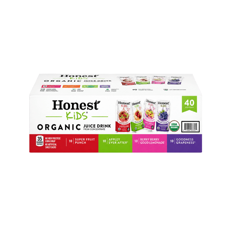 Honest Kids Organic Juice Drink Variety Pack – 40 count