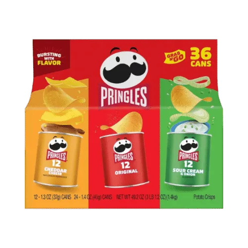 Pringles Grab & Go Potato Chips Variety Pack