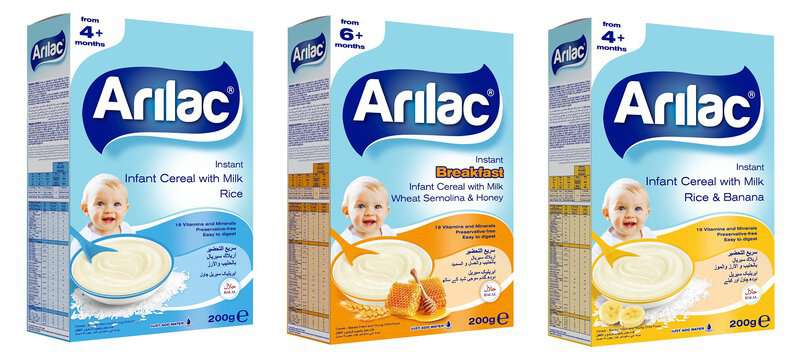 Arilac Infant cereal with milk