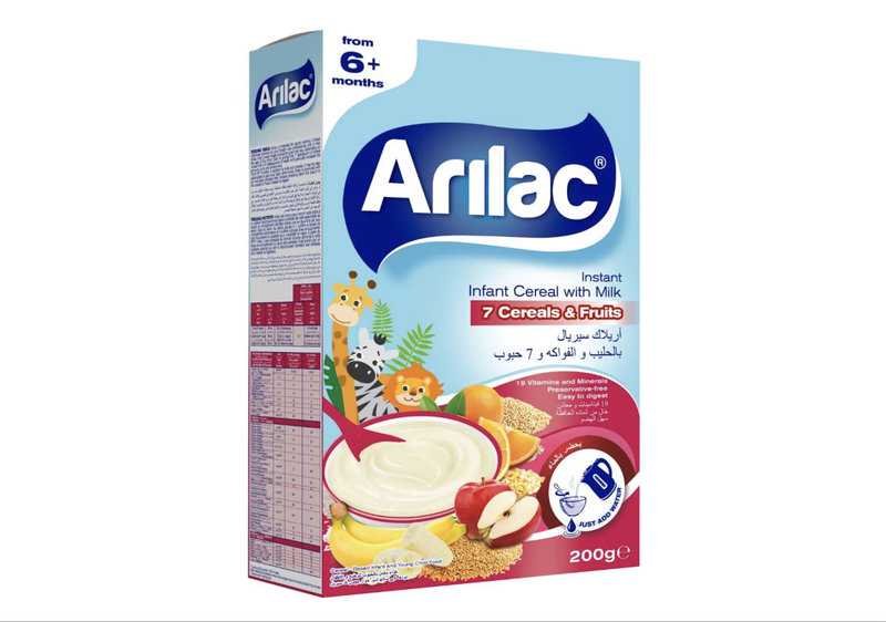 Arilac Infant cereal with milk