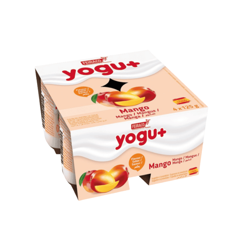 Feiraco Yogu+ Mango Yoghurt – 4 Cups