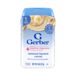Gerber Cereal for Baby Probiotic Oatmeal Banana - 8 Oz (227g)
