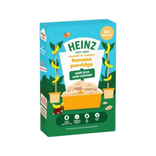 Heinz Smooth 'n' Creamy banana porridge 6 Months+ - 125g