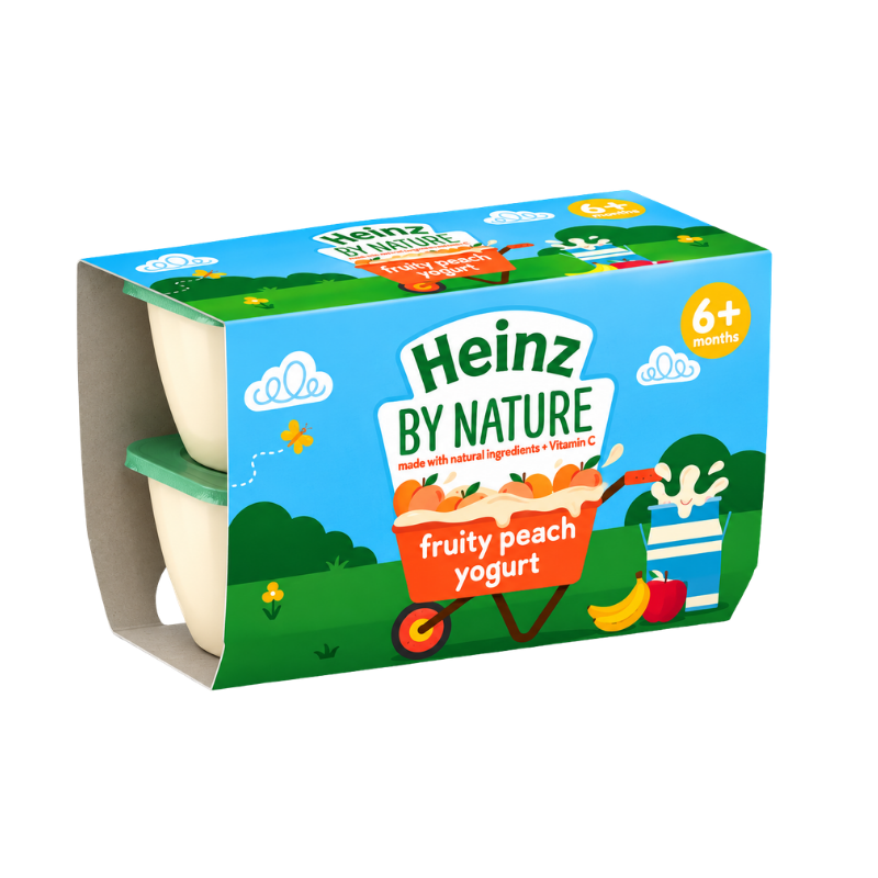 Heinz by nature Fruity Peach Yogurt – 4 Cups