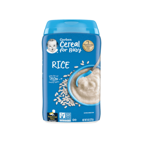 Gerber Cereal for Baby Rice Supported Sitter