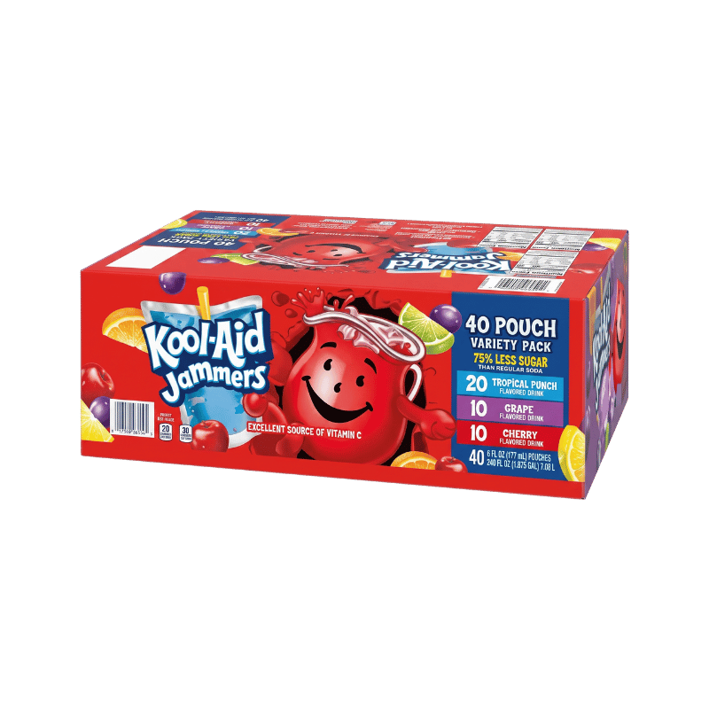 Kool Aid Jammers Variety Juice – 40 Pouch