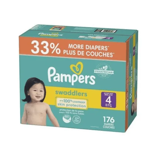 Pampers swaddlers size 4
