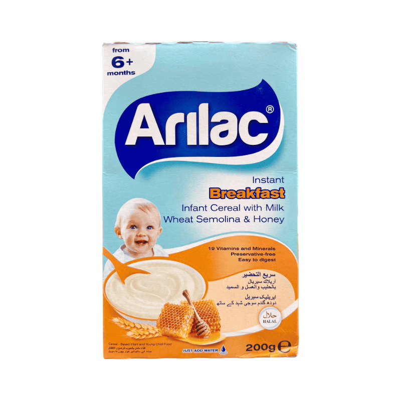 Arilac breakfast infant cereal