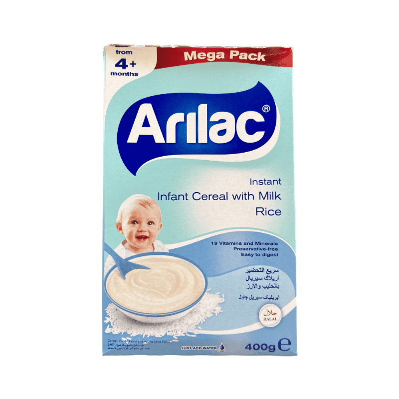 Arilac Infant Cereal with Milk Rice 400g