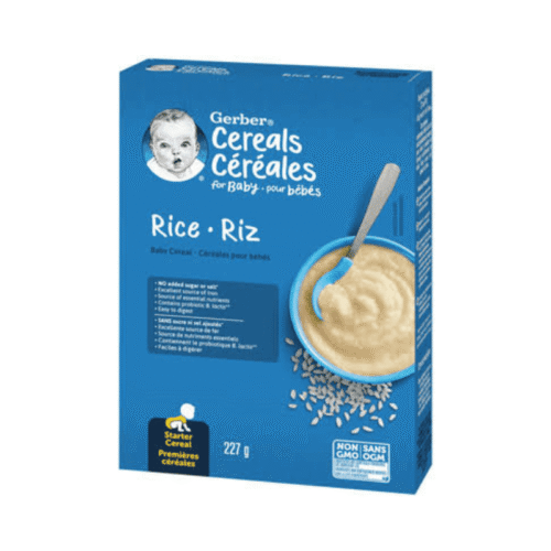 Gerber cereal rice