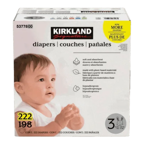 Kirkland Signature Baby Diaper Size 3