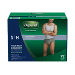 Image of depend fit flex incontinence underwear for men