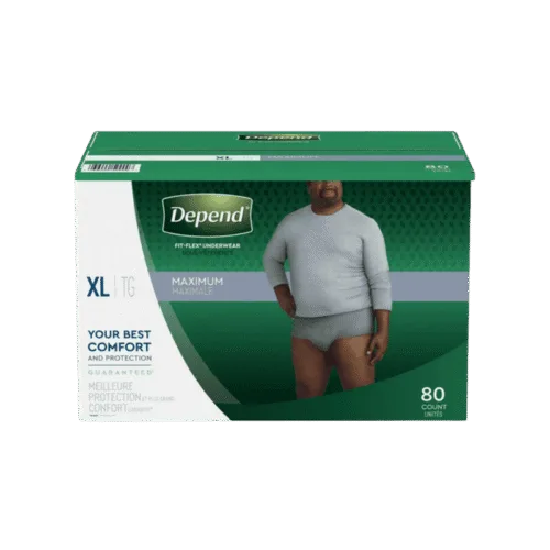Depend Fit-Flex Underwear For Men - Extra Large