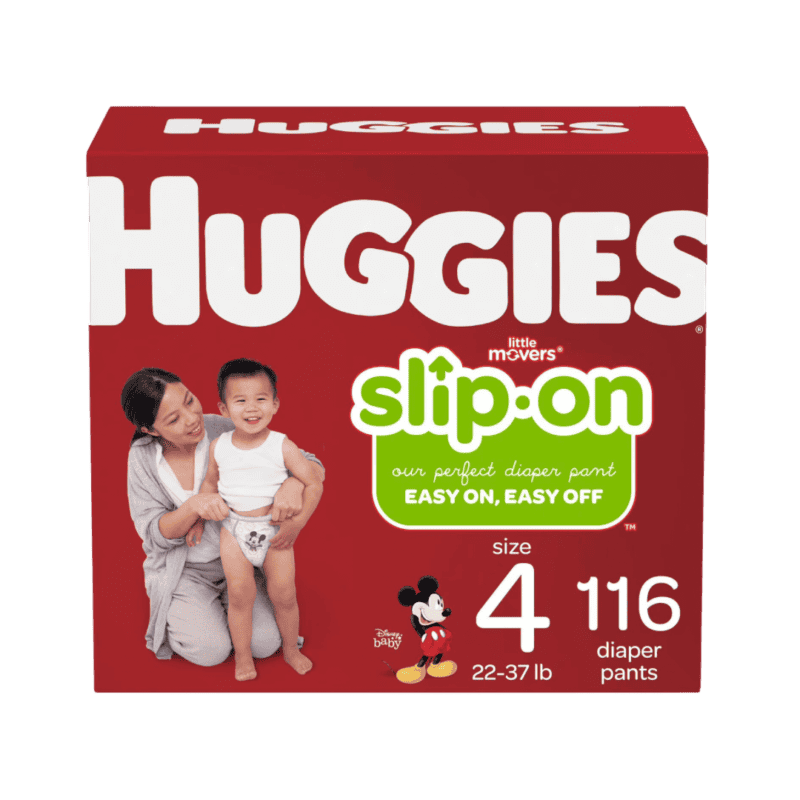 Huggies Little Movers Slip On Size 4