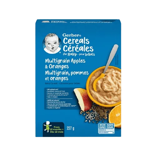 Gerber Cereals Multigrain Apples & Oranges