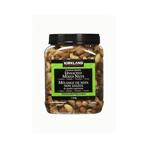 Kirkland Signature Unsalted Mixed Nuts. 1.13Kg