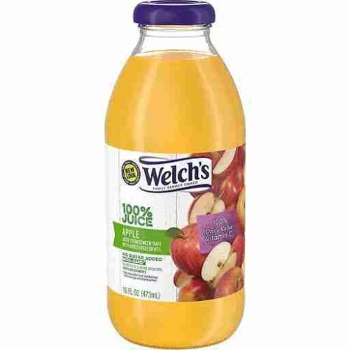 Welch's Apple Juice 473ml (12 Bottles)