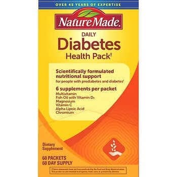 Nature Made Diabetes Health Pack, 60 Packets