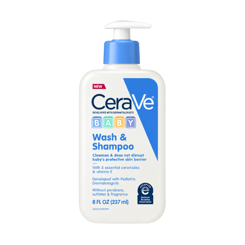 CeraVe Baby Wash & Shampoo – 237ml