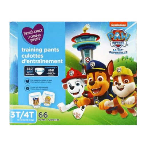 Parent's Choice Training Pant Boy 3T/4T - 66 Counts