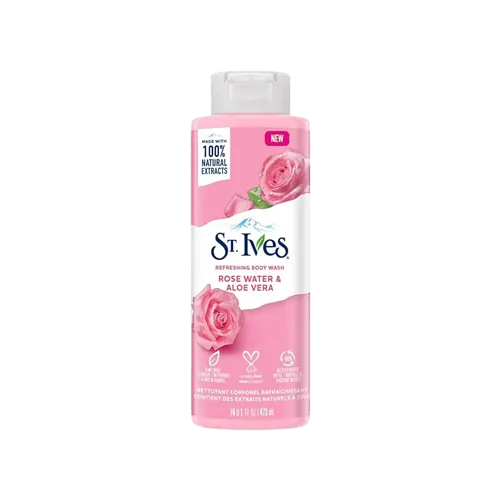 St Ives Refreshing Body Wash Rose Water & Aloe Vera