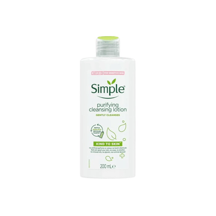 Simple Purifying Cleansing Lotion Gentle Cleanses