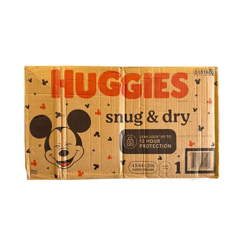Huggies Snug & Dry Size 1 - 256 Diapers