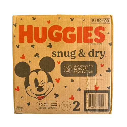 Huggies Snug & Dry Size 2 - 222 Diapers