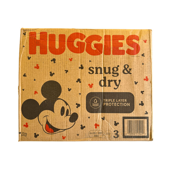 Huggies Snug & Dry Size 3 - 200 Diapers