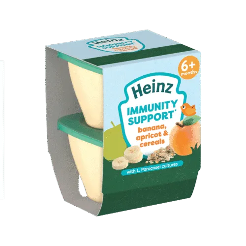 Heinz Immunity Support Banana apricot & cereals