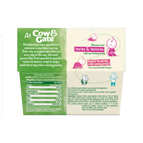 cow and gate apple orange