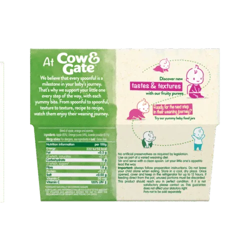 cow and gate apple orange