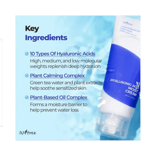 ISNtree Hyaluronic Acid Moist Cream 100mL/ 3.38 fl.oz
